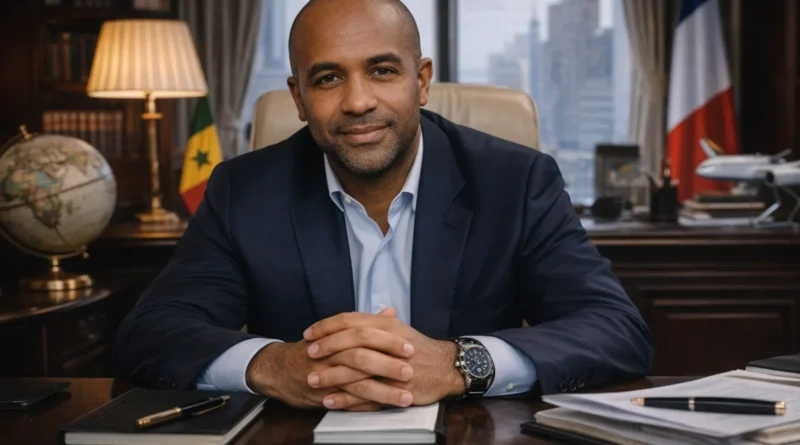 Aliou Mara, entrepreneur franco-sénégalais et ancien dirigeant de l’APIX, photographié dans un cadre professionnel institutionnel, en lien avec son parcours dans le développement économique.