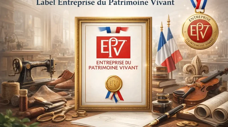 Illustration du label Entreprise du Patrimoine Vivant mettant en valeur un savoir-faire artisanal et industriel d’excellence reconnu par l’État français