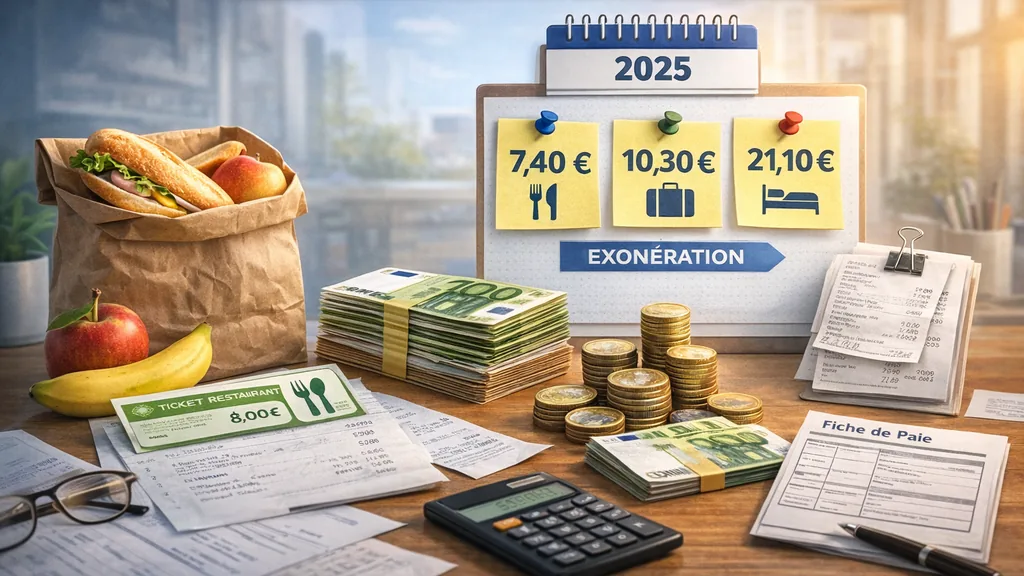 Panier repas impôts 2025 : plafonds d&rsquo;exonération et déclaration fiscale