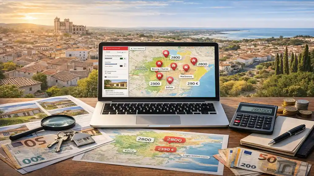 Maison à vendre Narbonne (11100) : annonces, secteurs et prix au m²