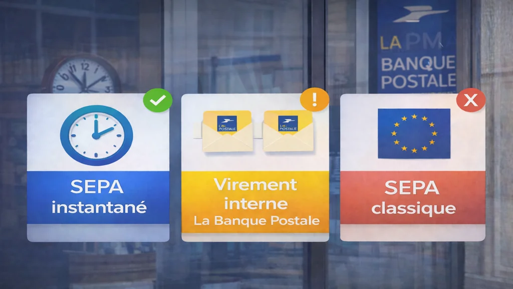 Virement La Banque Postale à 22h : ce qui passe vraiment la nuit