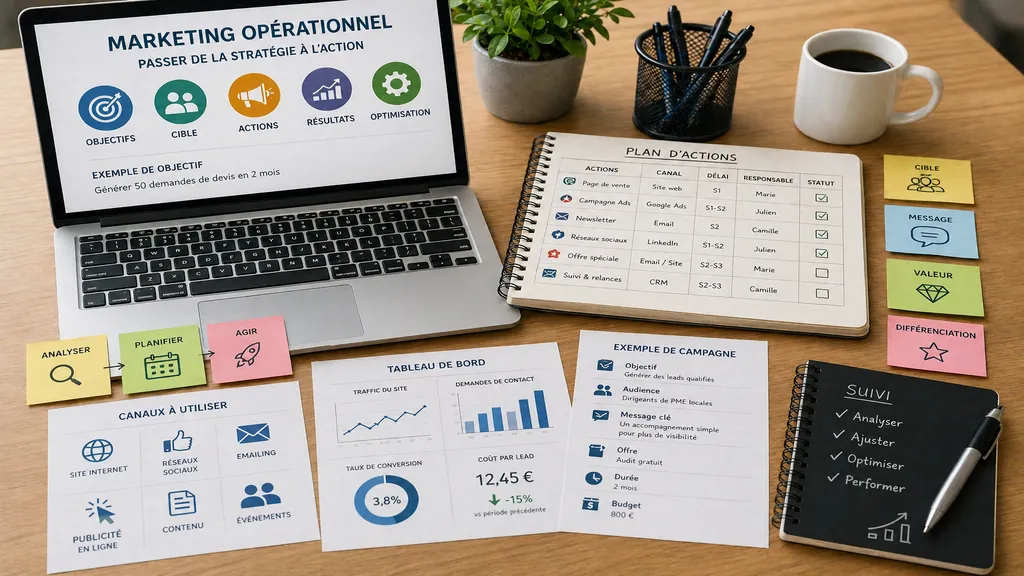 Marketing opérationnel : définition, actions concrètes et exemples pour passer à l’action
