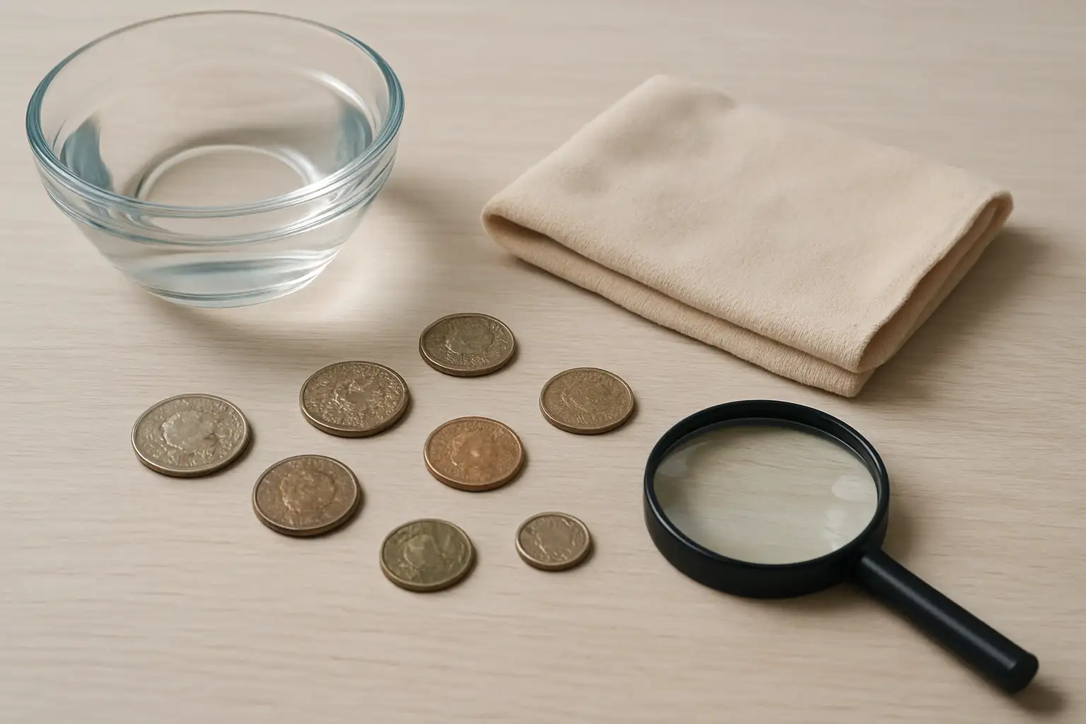 Nettoyer une pièce de monnaie sans l’abîmer : méthodes simples et précautions