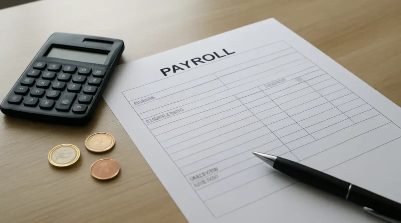 Bulletin de salaire et calculatrice pour illustrer le smic net au Luxembourg