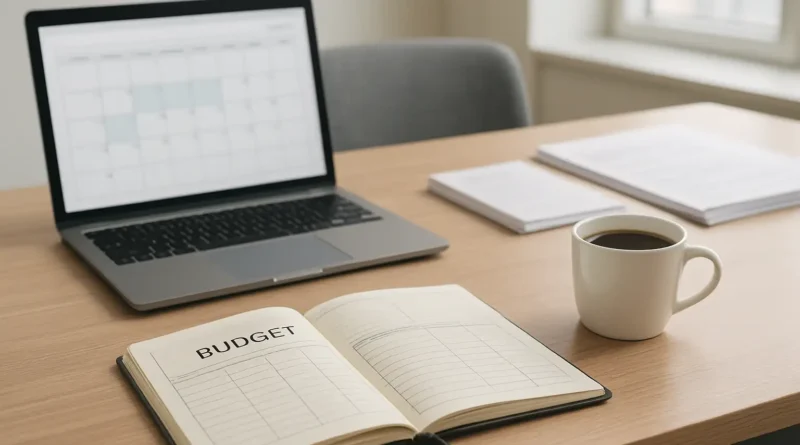 Bureau avec calendrier de paie et documents administratifs évoquant le versement du salaire des professeurs