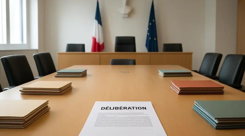 Salle de conseil municipal avec des documents sur l’indemnité de fonction d’un adjoint au maire